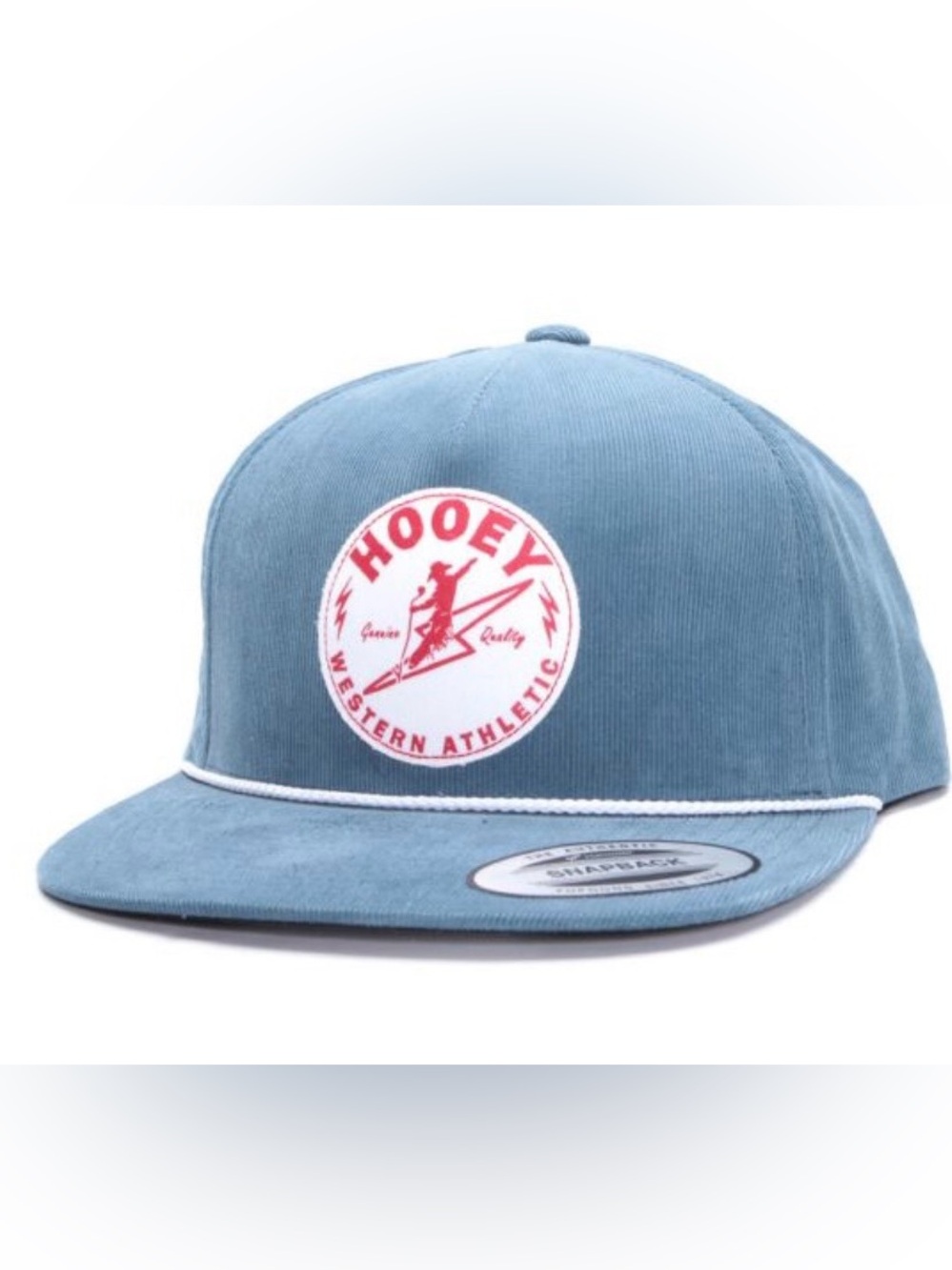 Hooey Blue Corduroy Buzz Baseball Cap NWOT